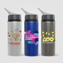 Maui - 24 oz. Flip Top Aluminum Bottle with Large Handle – Cold water Only- Full Color