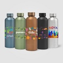 Astrid Recycled Stainless Steel Metallic Bottle - 24 oz. - ColorJet
